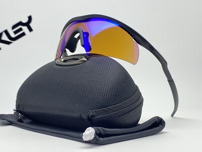 Oakley Sonnenbrille New M Frame Matte Black/Blue Iridium Hybrid Lens