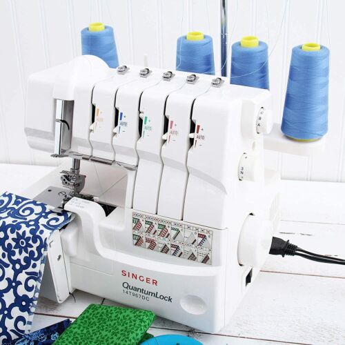 4 BIG CONES PINE GREEN SERGER SEWING THREAD 2750 YD TEX 27 40S/2-THREADART - Picture 2 of 8