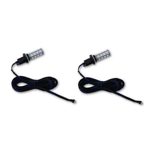 H11 27 SMD RGB Multi-Color Changing Shift Led Fog DRL Light Bulb Nc Pair - Picture 4 of 5