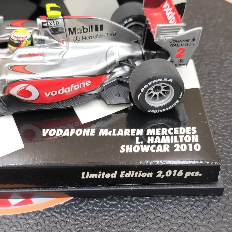 MINICHAMPS 1/43 Vodafone McLaren Mercedes Lewis Hamilton Show Car 2010 530104372 - Image 3 of 4