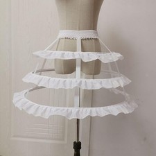 Crinoline Underskirt Hoop Skirt Bustle Petticoat Victorian Girls for Prom