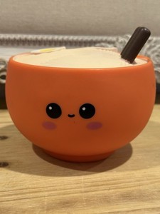 Orange Noodle Bowl Night Light Lamp Glow Warm Pre-Owned