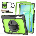 Case for Samsung Galaxy Tab S10 FE Plus 5G Tablet 13.1'', Green+Black