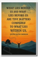 A changeless world is cause to weep – William Cullen Bryant Poster