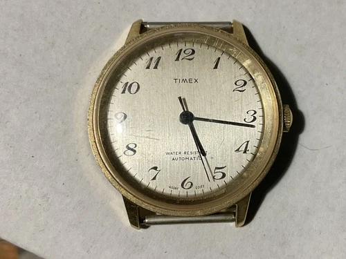 VTG Timex Automatic  Water Resistant Classic Mens Watch Tested