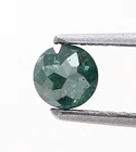 NATURAL DIAMOND 0.31 CT GREENISH GRAY COLOR ROUND PORTUGUESE CUT DIAMOND