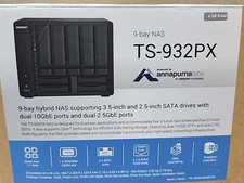NEW QNAP 9-Bay Hybrid Nas 4GB Ram TS-932PX