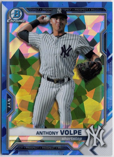 Anthony Volpe #BCP-85 2021 Bowman Sapphire card