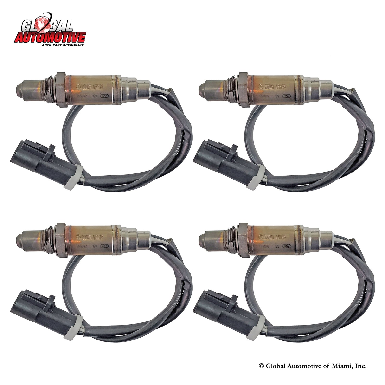 Set of 4 New Bosch Oxygen O2 Sensor for 2001-2011 Ford Ranger V6 3.0L 4.0L