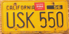 Item photo. Show Listing Details page. Listing 1961 California License Plate Number Tag - $2.99 Start