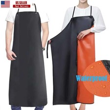 Heavy Duty Waterproof Kitchen Apron Oil Resistant Industrial Apron Dishwashing