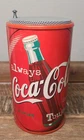 Vintage Working Coca-Cola AM-FM Can Radio w Retractable Antenna