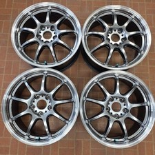 WORK Emotion D9R 17" 7J +47 5x114.3 Chrome Wheels Set 4
