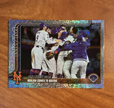 Topps 2025 Series 2 Brandon Nimmo #432 New York Mets Checklist Baseball Card