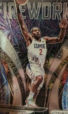 2021-22 Panini Prizm - Fireworks Kawhi Leonard #7 Silver Prizm