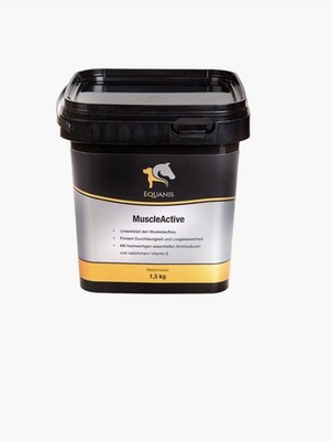 EQUANIS Muscle Active 1,5 kg, Ergänzungsfuttermittel für Pferde, MHD 6/2026