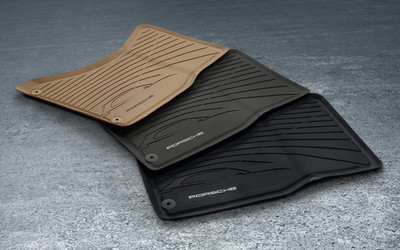 2014-2018 Porsche Macan, Macan S, Mac All-Weather floor mats beige