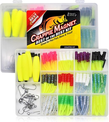 Leland's Lures Crappie Magnet Best of the Kit, 115 Count, ['Assorted'] 