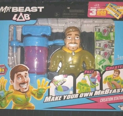 MrBeast Lab Max Stretch Model Kit Slime Creation Station Figure Goo