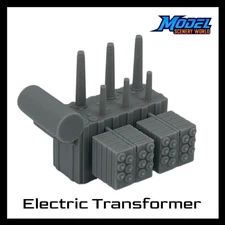 Electric Transformer - HO Scale - Gray