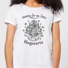 Harry Potter Waiting For My Letter From Hogwarts Tee Women's | Official | White