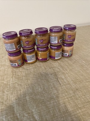 (10 PK) Parent's Choice Apple Baby Food 4 oz Glass jar. NON GMO