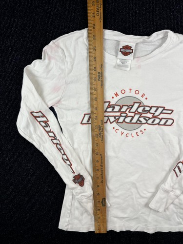 Harley-Davidson Shirt Womens Small Long Sleeve Cajun Lafayette LA Biker USA - Picture 7 of 8