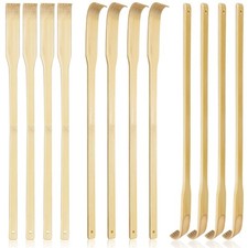 UPlama 12 PCS Natural Bamboo Back Scratcher Traditional Wooden Back Scratcher...
