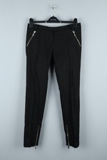 VERSACE VJS Womens Black Cotton Dress Pants Size US6 IT42