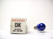 CHK Projector Projection Lamp Bulb 150W 120V SYLVANIA  AVG 500-HOUR LAMP 