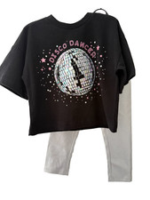 Disco Dancer Top & Leggings Set. Girls 3 - 4 yrs. BNWT.