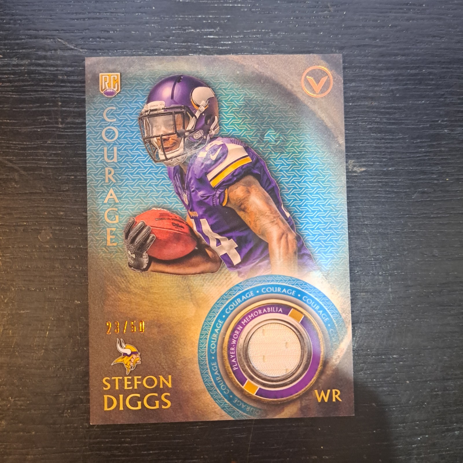 Stefon Diggs Topps Rookie Jumbo Relics #SD Base
