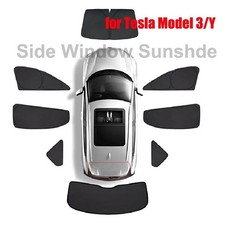 Car Sun Shade for Tesla Model 3 Y 2017-2024 Windshield Sunshade Cover Protect...