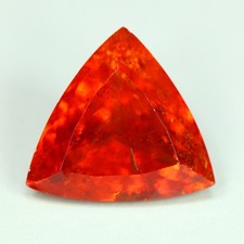 6.15 Cts Loose Gemstone 100  Natural Vivid Orange Spessartite Garnet Srilanka