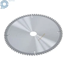 Professional 10"×30mm×80T TCT Saw Blade - Multi-Purpose Cutting Tool, Silver