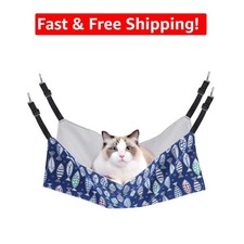 Reversible Hanging Cat Bed - Stylish 22x18 Hammock for Indoor and Outdoor Use