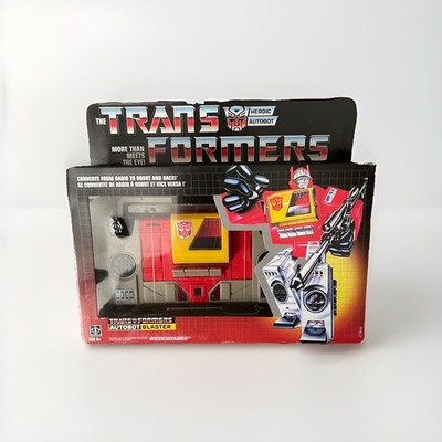 Transformers G1 Reissue Autobot Blaster Walmart Exclusive New Unopened Free Ship