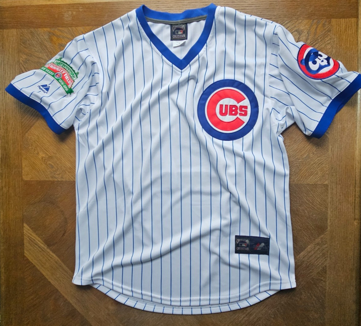 Sammy Sosa #21 Chicago Cubs Home White Wrigley 100th Cooperstown Mens XL Jersey