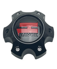 Havok Gloss Blackred Logo Wheel Center Cap Cbh06-1p Havok Gloss Blackred Logo Wheel Center Cap Cbh06-1p