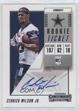 2018 Panini Contenders Rookie Ticket Auto Cedrick Wilson Jr #190 Auto 7m3