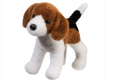 Douglas Cuddle Toy Puppy Dog Bob Beagle Tri Color Plush 7