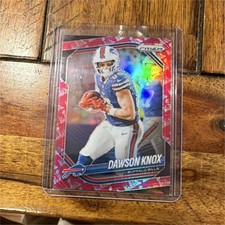 Panini 2025 Prizm Super Bowl LX Prizm Dawson Knox #65 Buffalo Bills /60 Football