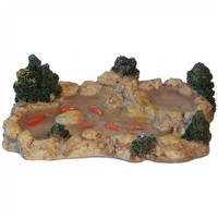 Puppenstube Miniatur - Fischteich Ca. 10 Cm