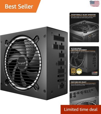 Pure Power 13 M 750W ATX 3.1 Power Supply - 80 Plus Gold Certified Performance