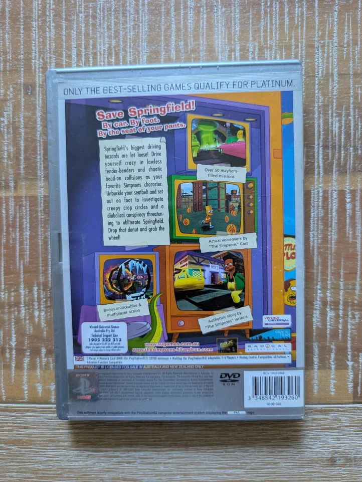The Simpsons Hit & Run Playstation 2 PS2 Includes Manual Pal Perfect Condition - Image 3 of 4