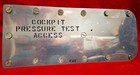 F-86 Sabre Jet Cockpit Pressure Test Access NOS DP — photo 1