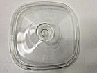 Vintage Pyrex A-12-C Clear Glass Replacement Lid Square 10"