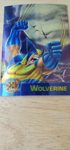 Wolverine 1995 Fleer Ultra X Men Chromium promo card Kubert Power Surge Jung - Picture 4 of 8