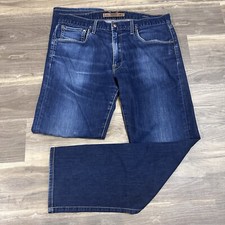 Agave Jeans Mens 36x31 El Gringo Classic Straight Denimsmith USA Made Dark Blue