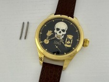 L.U.C. Louis-Ulysse Chopard Memento Mori Masonic Antique Swiss Gold Watch EXC!!!